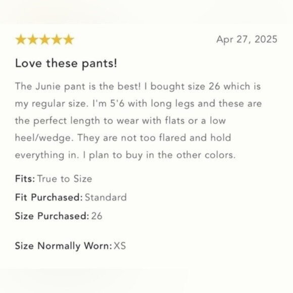 NWT Size 33 - Maeve The Junie High-Rise Flare Pants : Magic Fabric (NWT US$ 138) - Picture 8 of 16